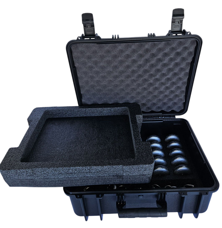 Enersound CAS-725 Shipping/Carrying Case for 25 Receivers and Accessories