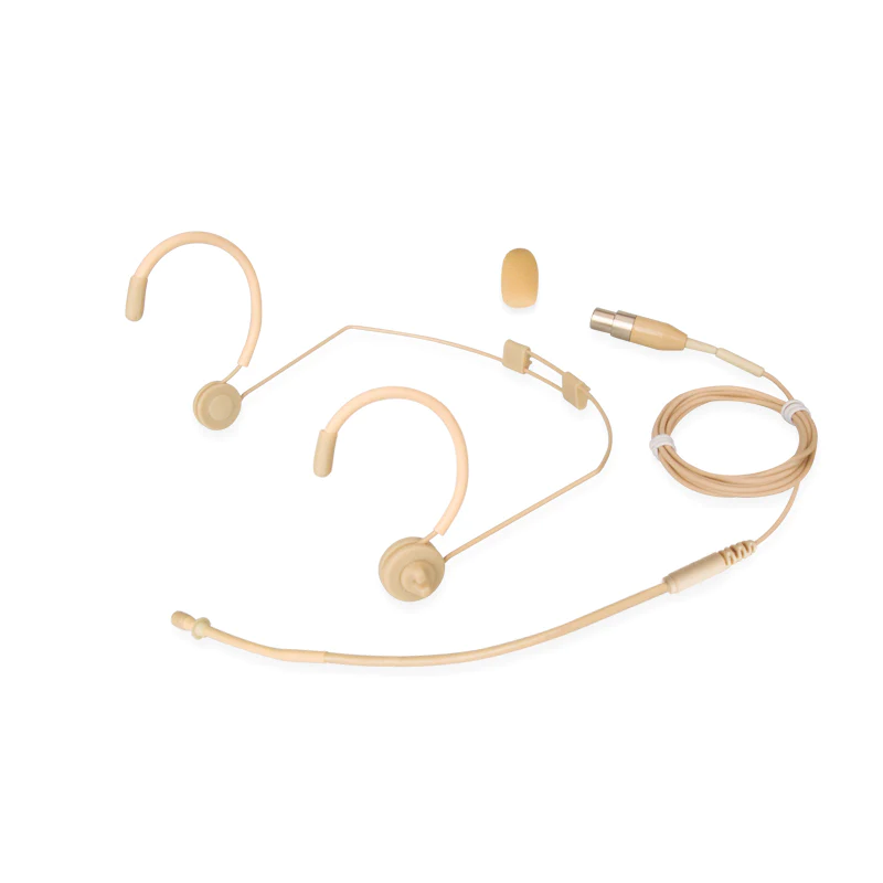 MIC-550SHU Professional Headset Microphone compatible with Shure Wireless Systems. Beige.