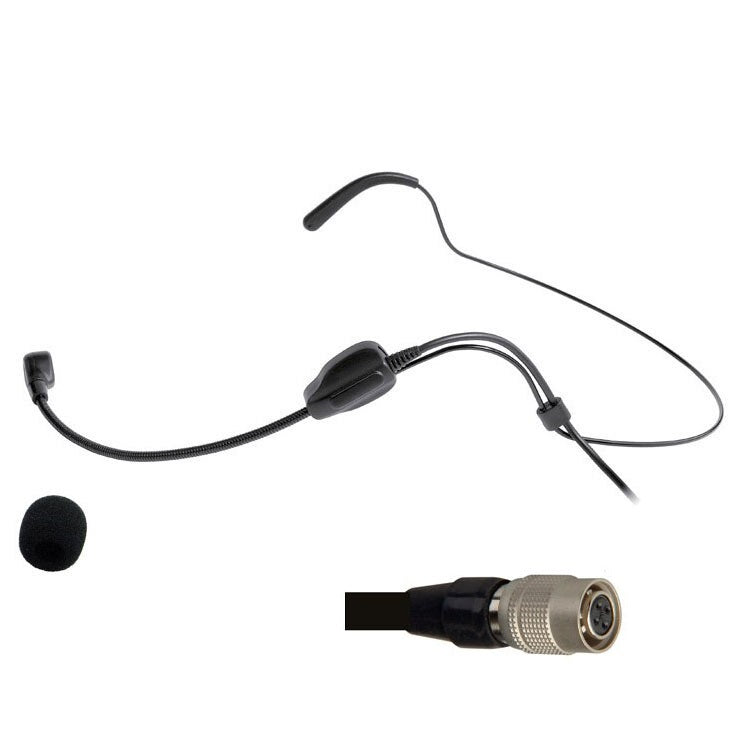 Enersound MIC-200AT Headset Microphone compatible with Audio Technica Wireless Lavalier System