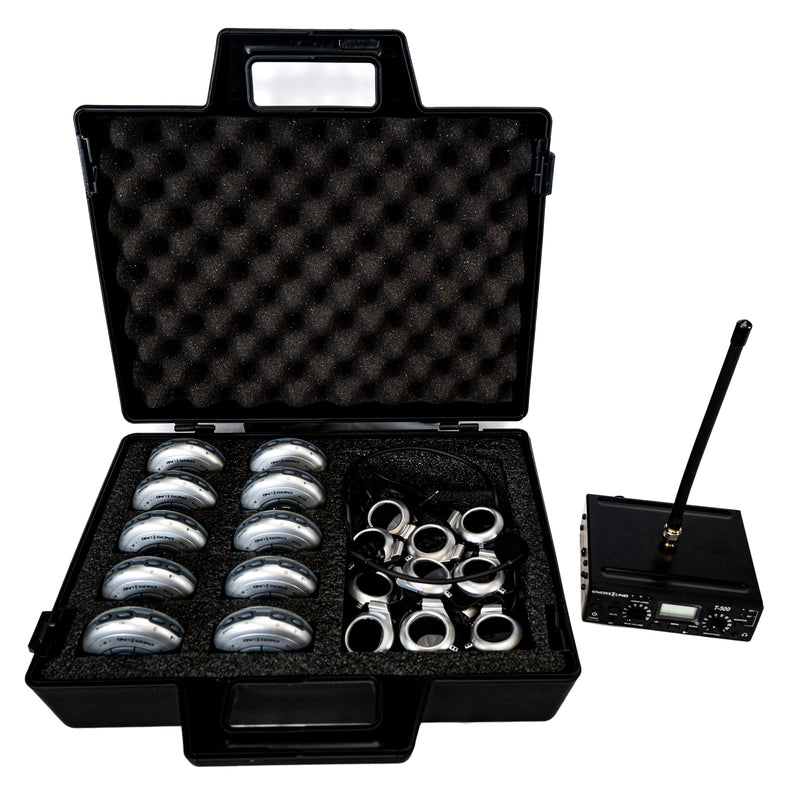 10-Person Translation System with Interpreter Monitor (Lifetime Warranty)