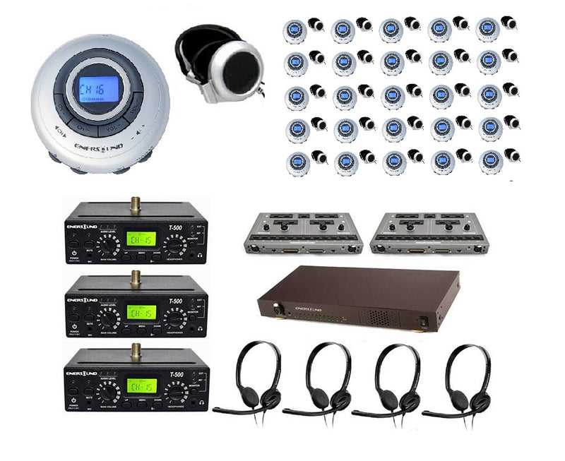 25-Person Professional Simultaneous Interpretation System for 3 Languages with Full Relay Capabilities