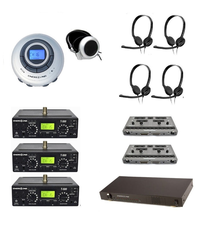 100-Person Professional Simultaneous Interpretation System for 3 Languages with Full Relay Capabilities