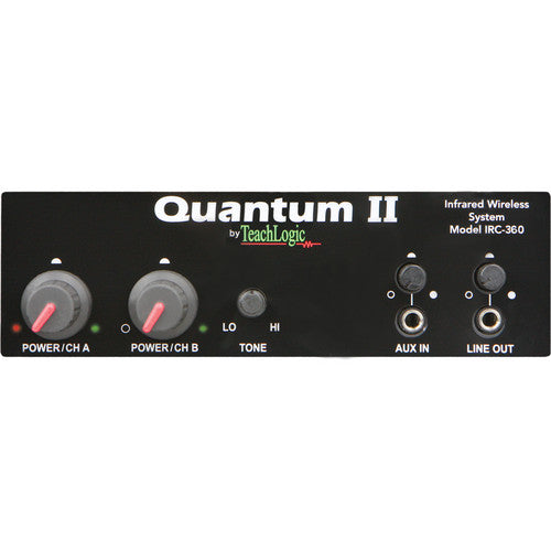 TeachLogic IRC-360 Quantum II Active Column Speaker with IR Receivers for Two Wireless Mics