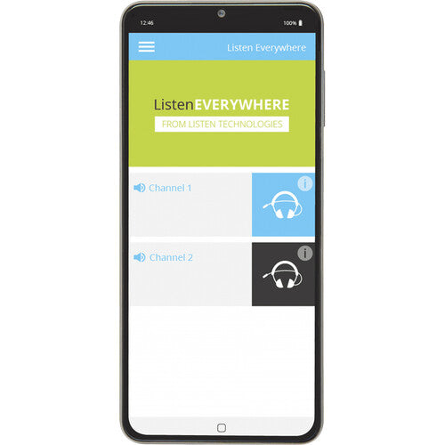Listen Technologies Listen Everywhere Wi-Fi Audio Receiver 1020