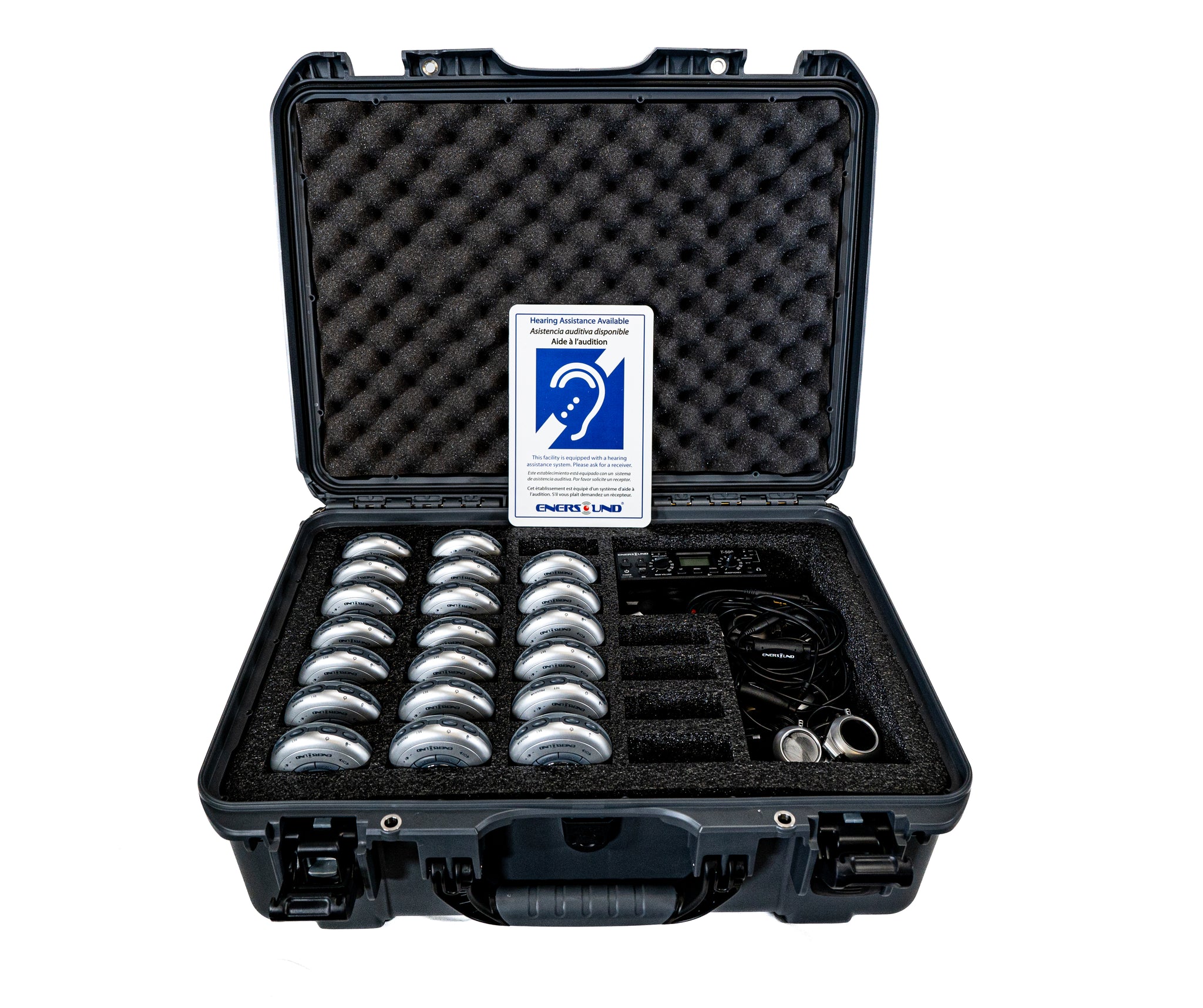 CAS-25 Carrying Case for 25 R-120 Enersound Receivers
