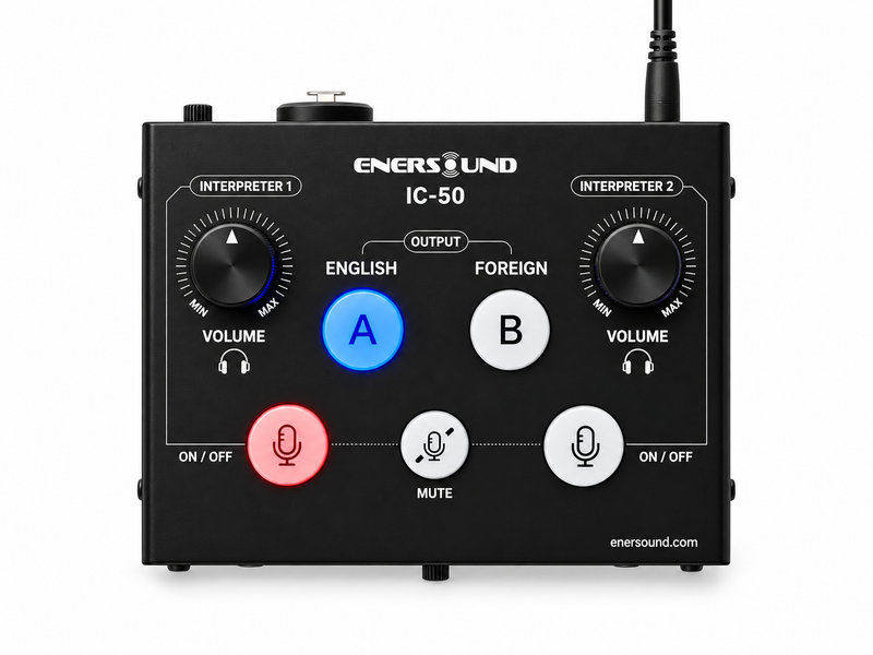 Enersound IC-50 Bilingual Interpreter Console