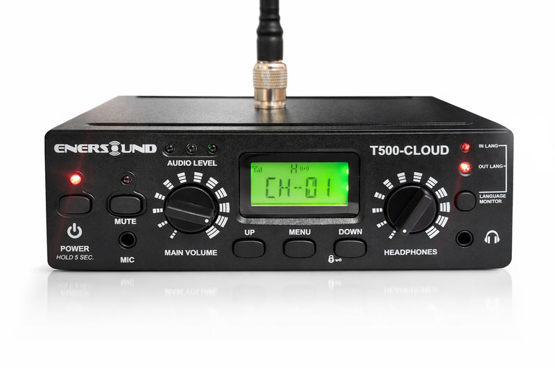 Enersound T500-Cloud FM Transmitter with USB input for Enersound Cloud 72-76 MHz (Limited Lifetime Warranty)