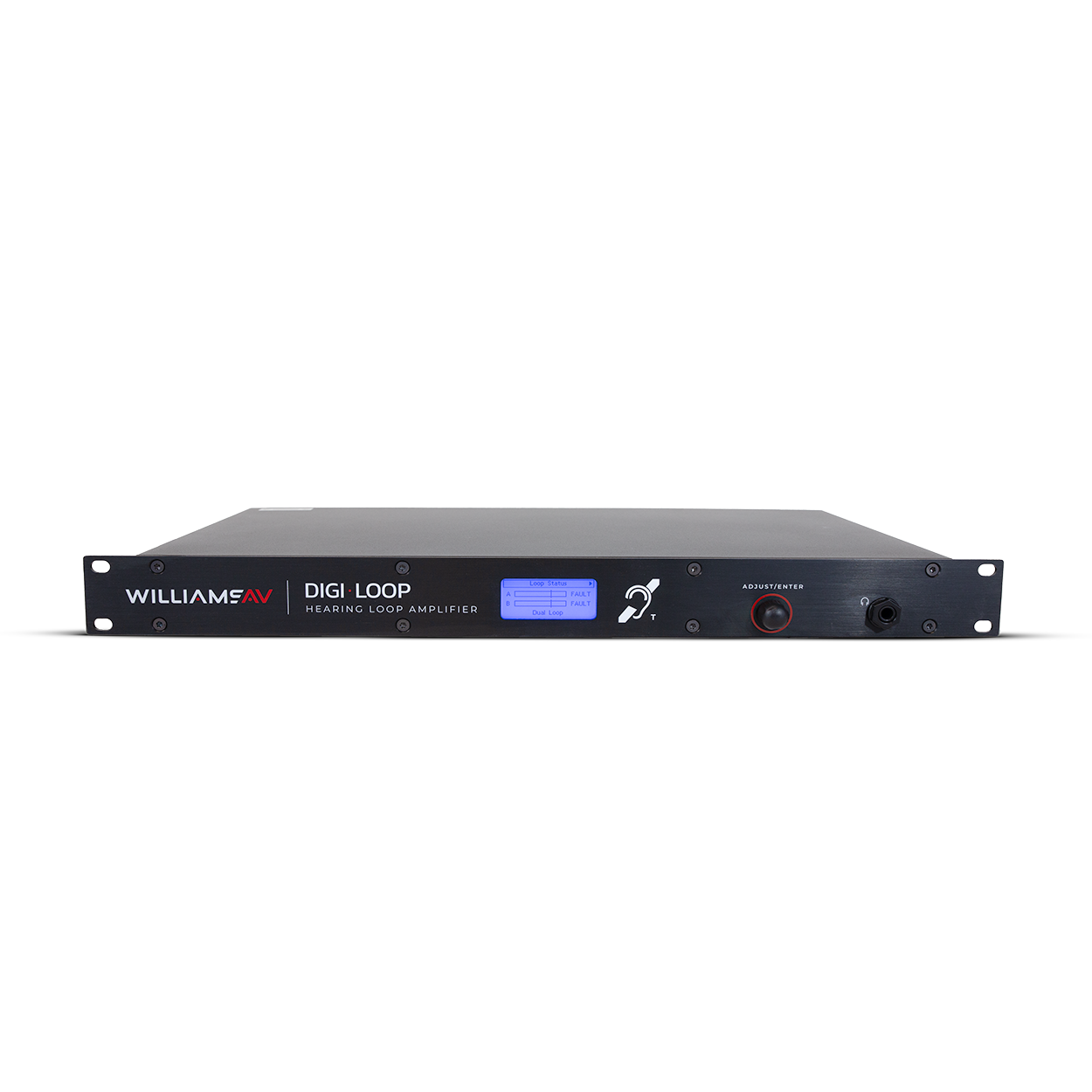 Computer With Induction Loops Williams AV Induction loop amplifier with network control