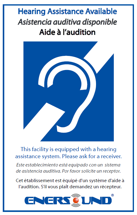 20-Person Assistive Listening System with Neckloops and ADA Plaque (Limited Lifetime Warranty)