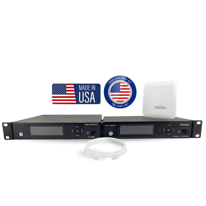Williams AV Infinium Flex System | FM, Wi-Fi, & Auracast Broadcast Audio & Accessories