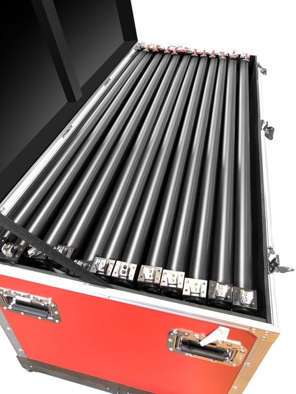 Indoor LED Wall Screen with Mounting System - Front-Serviceable Magnetic Modules - P2.97mm - 13.1ft x 6.5ft - 32 panels 500x500