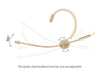 MIC-550SEN Professional Headset Microphone compatible with Sennheiser Wireless Systems. Beige.