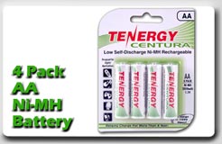 4 pcs NiNH AA Low Self Discharge Rechargeable Batteries 2000mAh