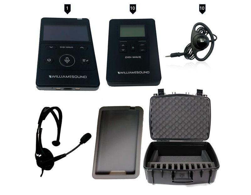 Williams Sound DWS TGS 10 400 ALK Tour Guide System