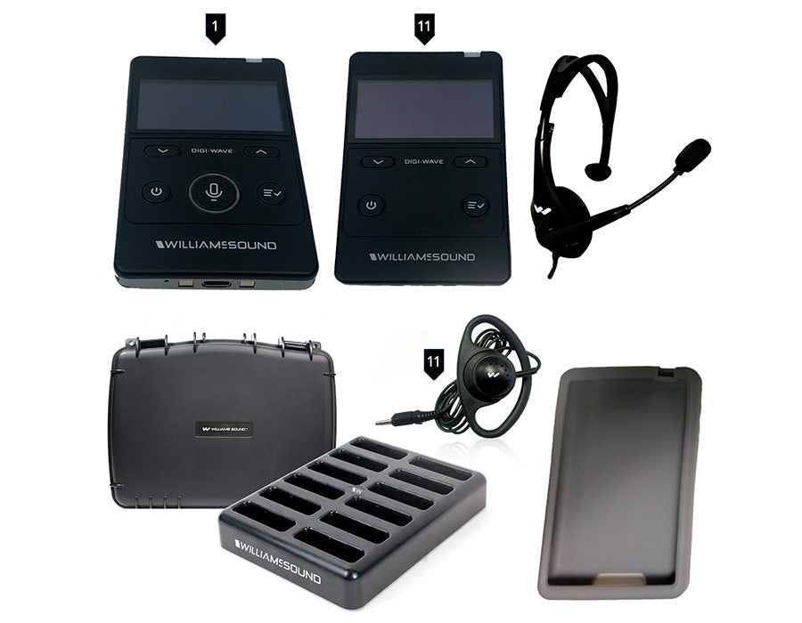 Williams Sound DWS TGS 11 400 RCH Tour Guide System