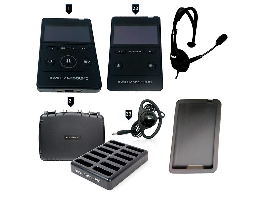 Williams Sound DWS TGS 23 400 RCH Tour Guide System