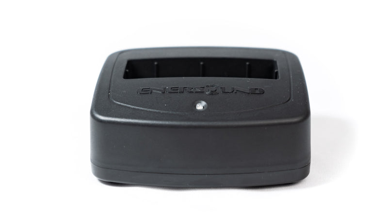 CHR-600 drop-in charger for Enersound TP-600 and TP-600-4 portable transmitters