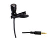 LAV-100APP Professional Lavalier Microphone with 3.5mm TRRS connector compatible with Apple I-Phones and I-Pads.