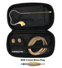 MIC-400MP Professional Miniature Earset / Headset Microphone for  Wireless Systems with 3.5 Mono Connector. Beige.