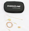 MIC-400MP Professional Miniature Earset / Headset Microphone for  Wireless Systems with 3.5 Mono Connector. Beige.