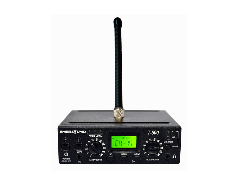 Enersound T-500 FM Multi-Channel Assistive Listening Transmitter 72-76 MHz (Limited Lifetime Warranty)