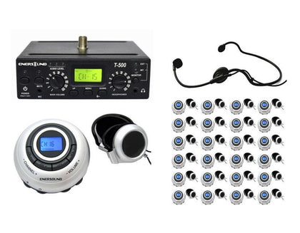 20-Person Translation System with Interpreter Monitor (previous version, One Year Warranty)